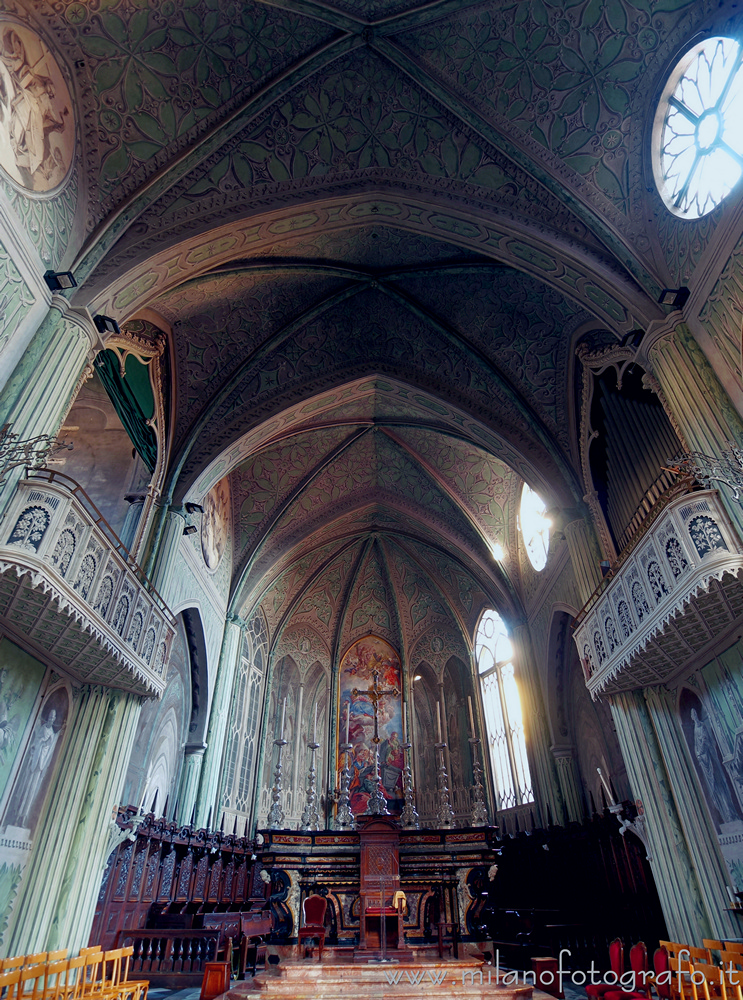 Biella (Italy) - Central apse of the Cathedral of Biella